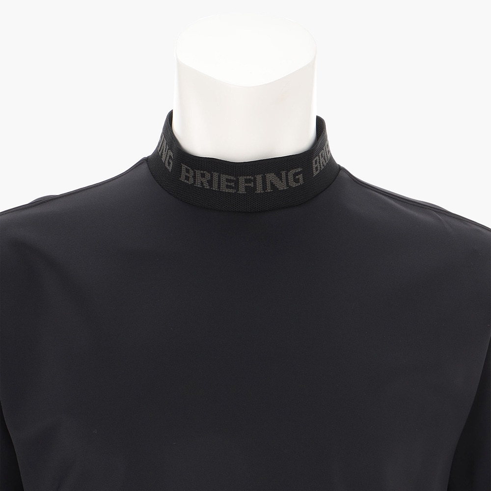 ブリーフィング（BRIEFING）（メンズ）ゴルフ 半袖 LOGO RIB RELAXED FIT ハイネックシャツ BRG241M19-010