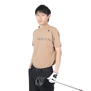デサントゴルフ（DESCENTEGOLF）（メンズ）モックネック ゴルフ 半袖 メンズ モックネックベアスムース半袖シャツ DGMXJA17 BW00