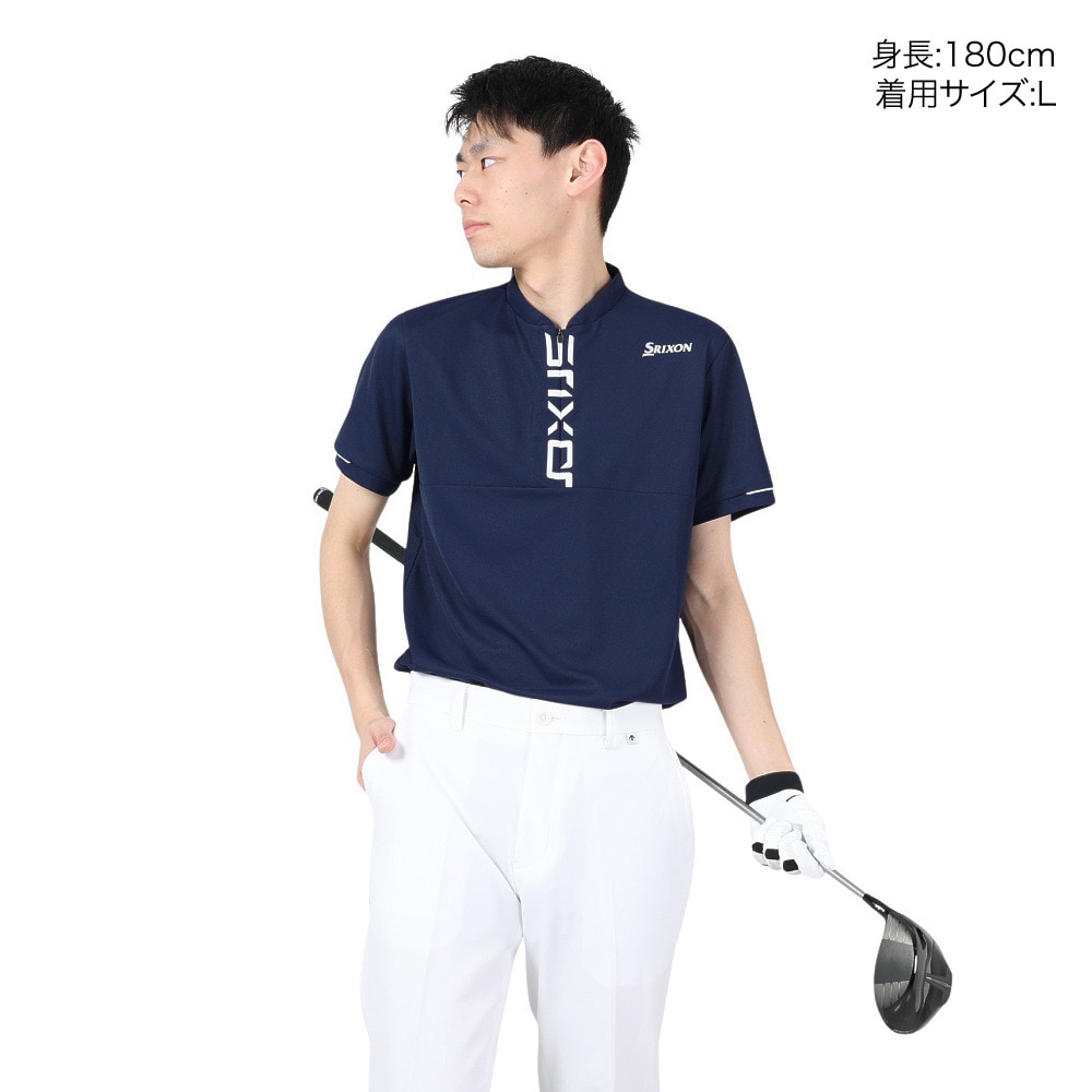 スリクソン（SRIXON）（メンズ）ゴルフウェア 半袖 吸汗速乾