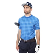 フィドラ（FIDRA）（メンズ）ゴルフウェア 半袖 吸汗速乾 モックネックシャツ KAITEKIRYU FD5RTG27 BLU