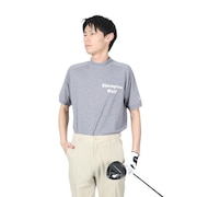 チャンピオン（CHAMPION）（メンズ）ゴルフ 半袖 メンズ モックネックシャツ C3-ZG302 080