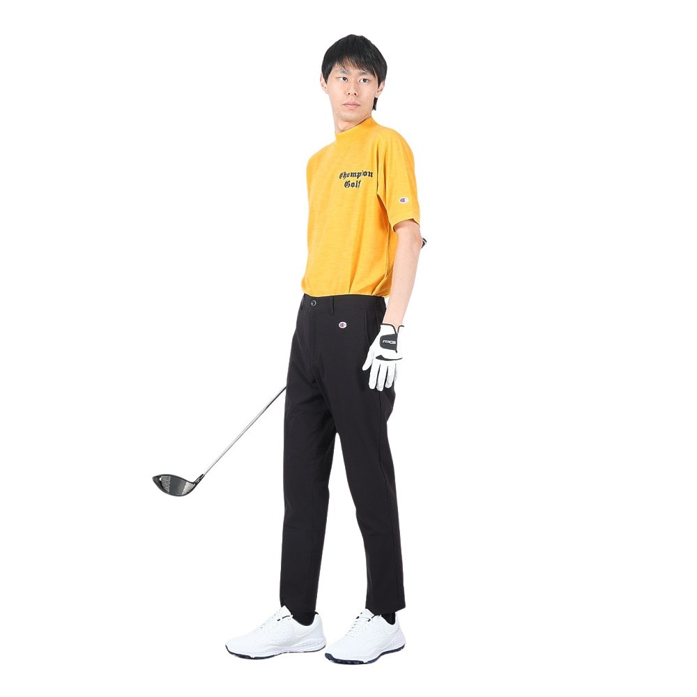 チャンピオン（CHAMPION）（メンズ）ゴルフウェア 半袖 速乾 モックネックシャツ C3-ZG302 740