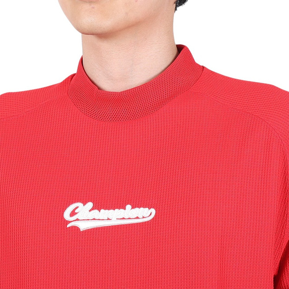 チャンピオン（CHAMPION）（メンズ）ゴルフウェア モックネック 半袖シャツ C3-ZG306 940