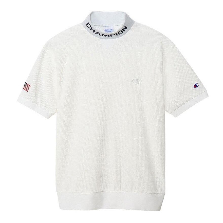 チャンピオン（CHAMPION）（メンズ）ゴルフウェア モックネック 半袖シャツ C3-ZG307 020★★★