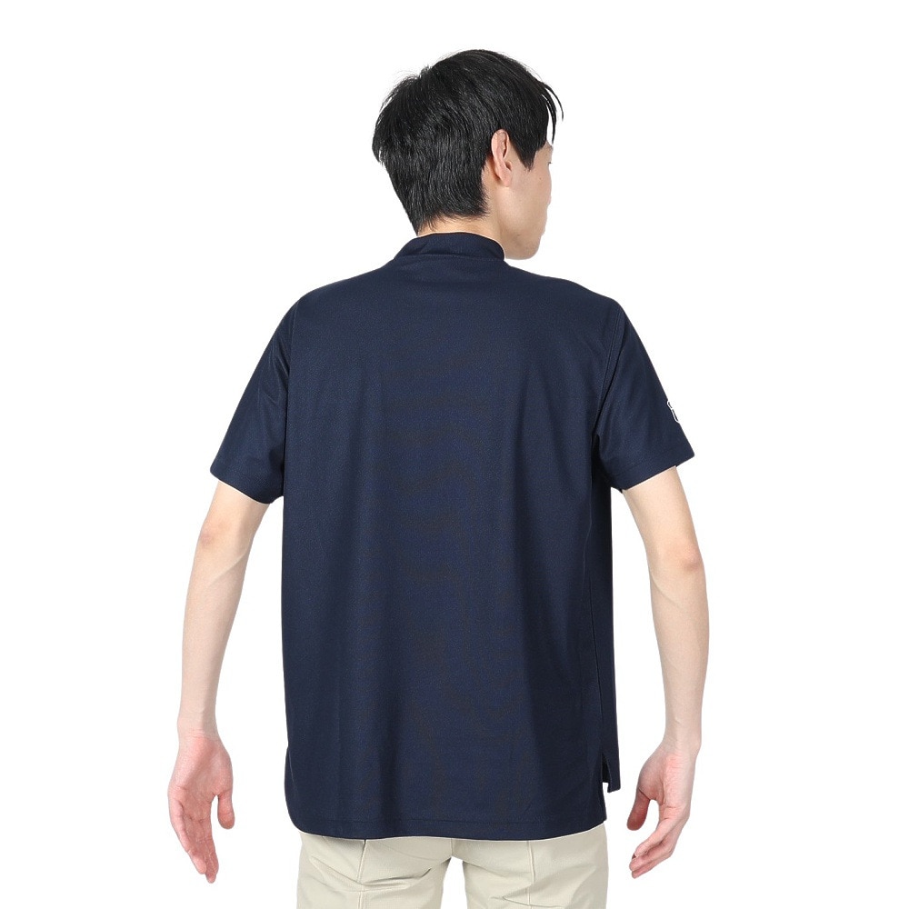 チャンピオン（CHAMPION）（メンズ）ゴルフウェア 速乾 モックネックシャツ 半袖Tシャツ C3-ZG322 370