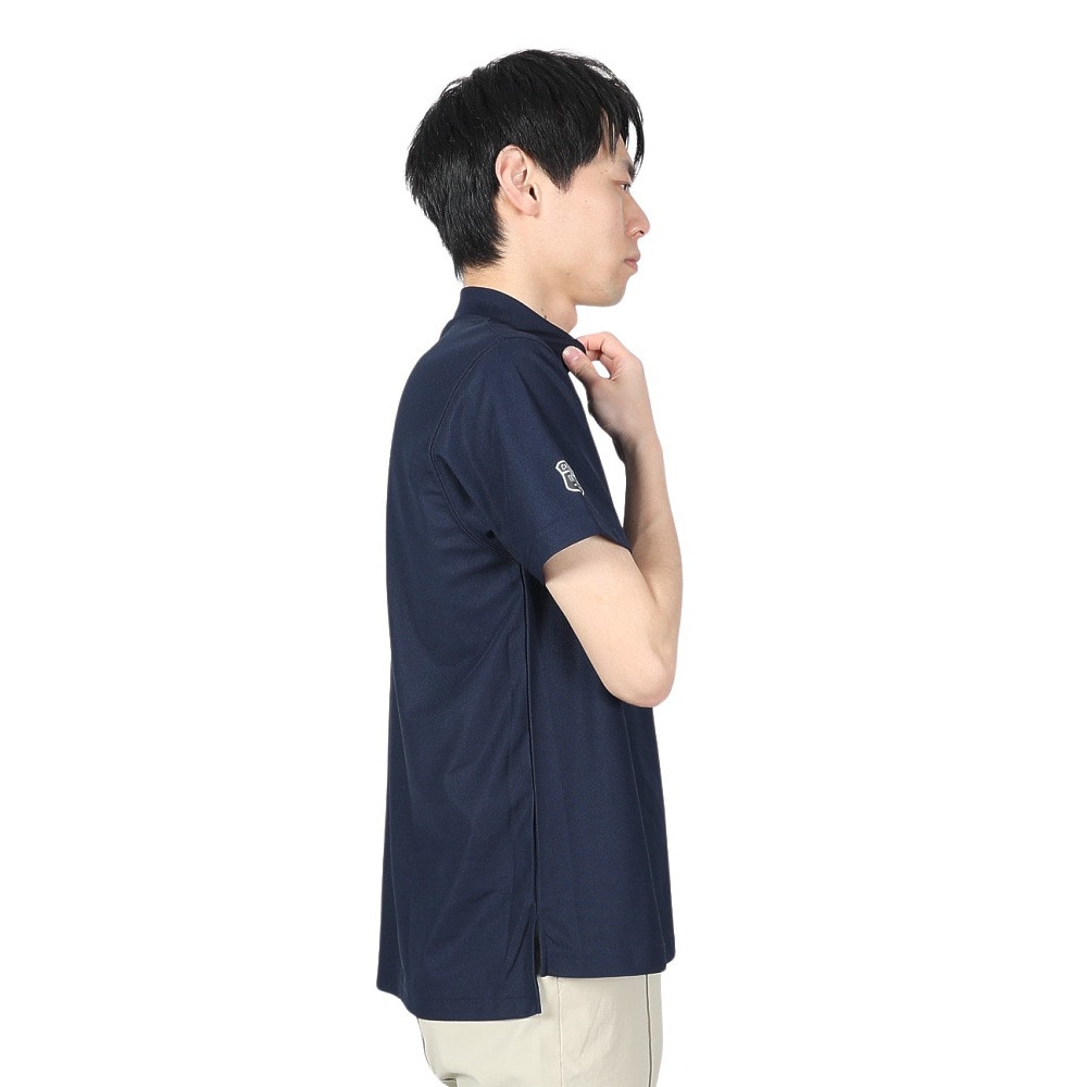 チャンピオン（CHAMPION）（メンズ）ゴルフウェア 速乾 モックネックシャツ 半袖Tシャツ C3-ZG322 370