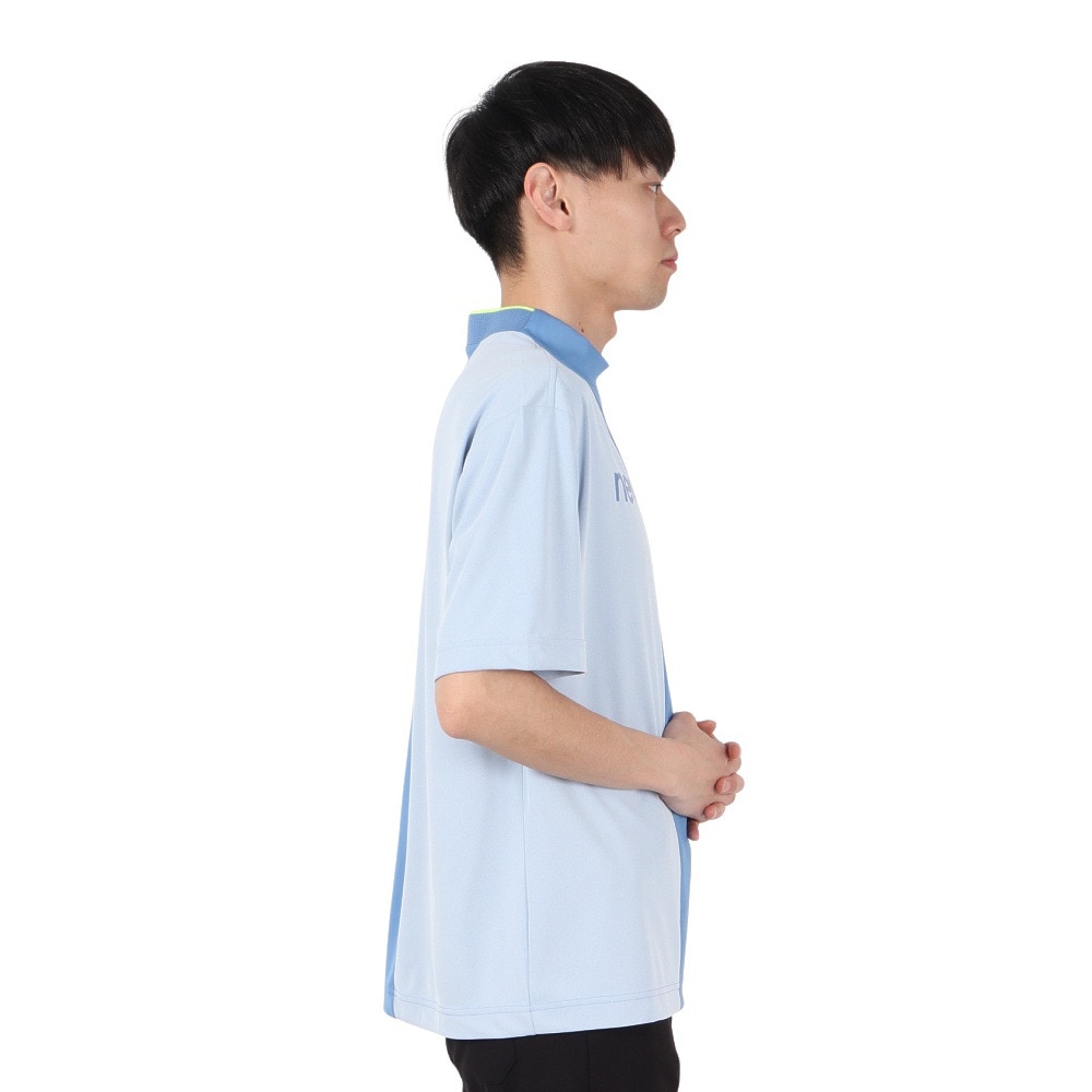 ニューバランス（new balance）（メンズ）ゴルフ 半袖 モックネック プルオーバー 012-4166011-112