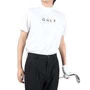 テーラーメイド（TAYLORMADE）（メンズ）ゴルフウェア 吸汗速乾 ゴルフロゴ 半袖モックネックシャツ M19606ーTL420