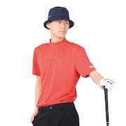 テーラーメイド（TAYLORMADE）（メンズ）ゴルフウェア 吸汗速乾 ゴルフロゴ 半袖モックネックシャツ M19607ーTL420