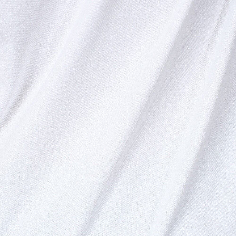 リュクスエイケイエムプラス（LUXEAKMPLU）（メンズ）ゴルフウェア 半袖 RHINESTONE モックネックシャツ LAT-24005white x turquoise