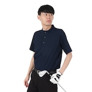 (メンズ)ゴルフ 半袖 モックネック ボタンシャツ 21-2241242-98