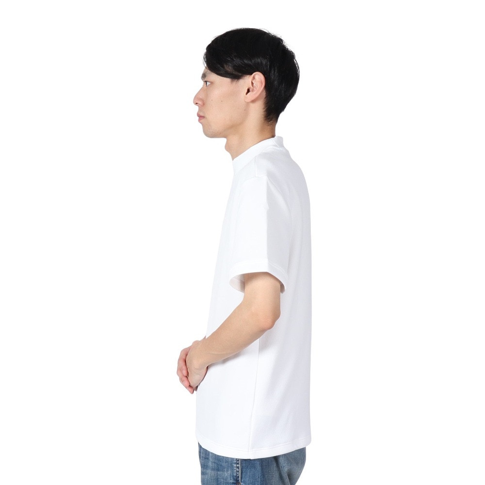 アディダス（adidas）（メンズ）ゴルフウェア 吸汗速乾 コードカオス モックネック 半袖シャツ KSL87-JJ0221 W