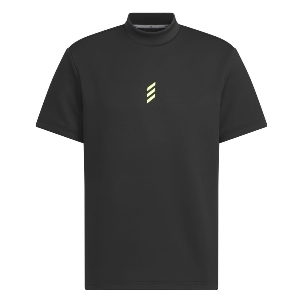 アディダス（adidas）（メンズ）ゴルフウェア 吸汗速乾 コードカオス モックネック 半袖シャツ KSL87-JJ0222 BK