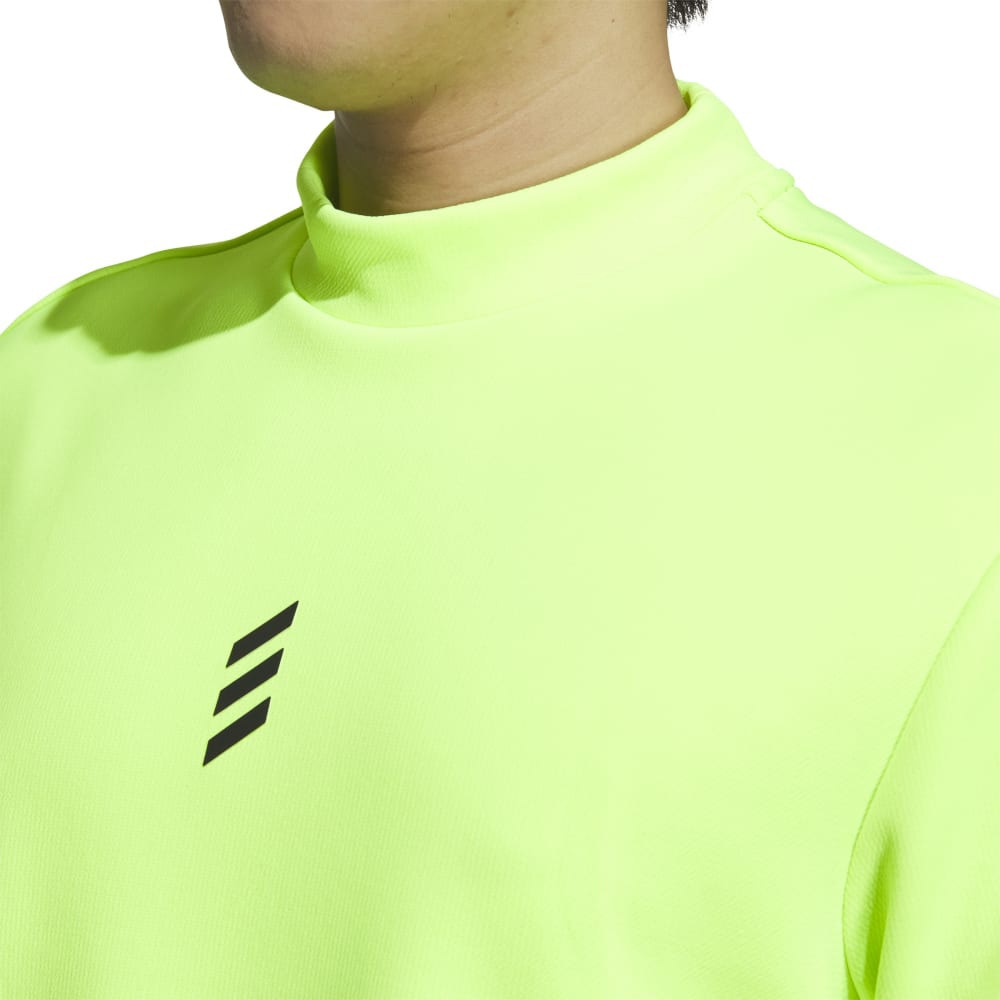 アディダス（adidas）（メンズ）ゴルフウェア コードカオス モックネック 半袖シャツ KSL87-JJ0223 YEL
