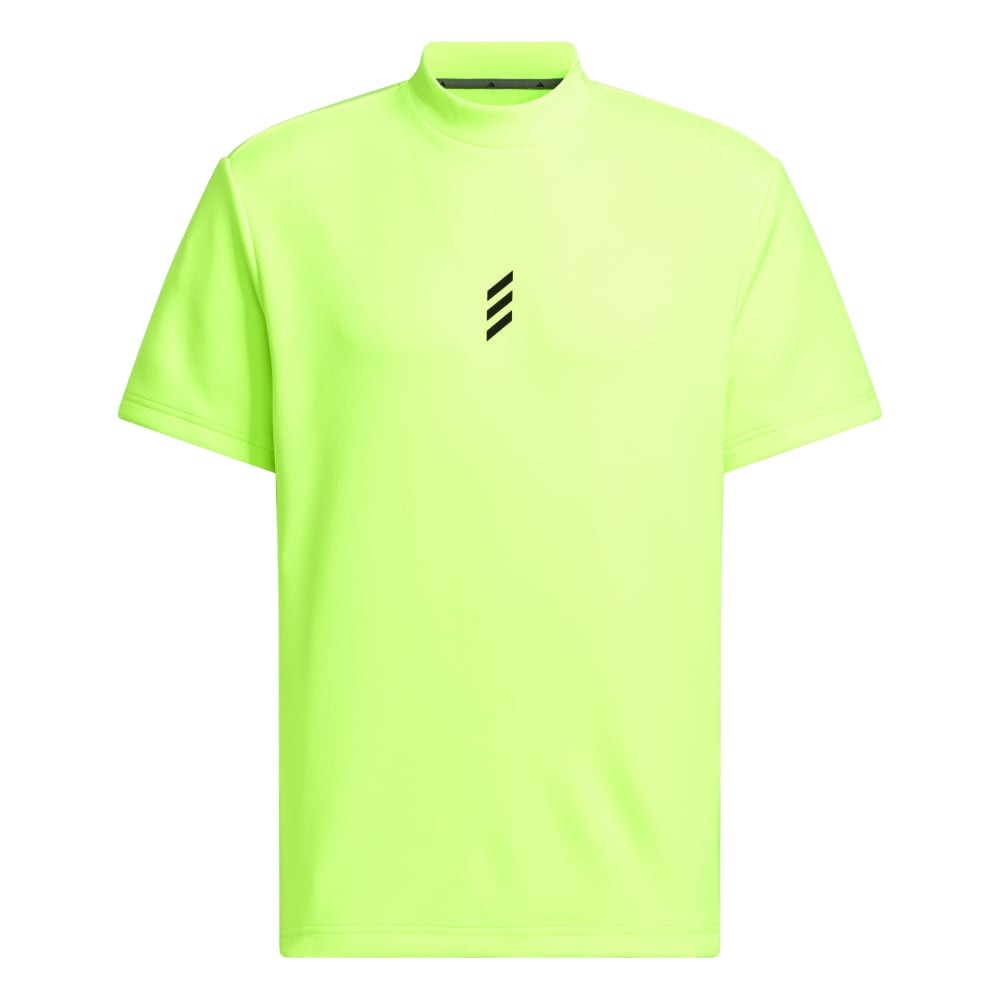 アディダス（adidas）（メンズ）ゴルフウェア コードカオス モックネック 半袖シャツ KSL87-JJ0223 YEL