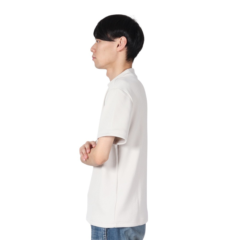 アディダス（adidas）（メンズ）ゴルフウェア コードカオス モックネック 半袖シャツKSL87-JJ0225 ALM