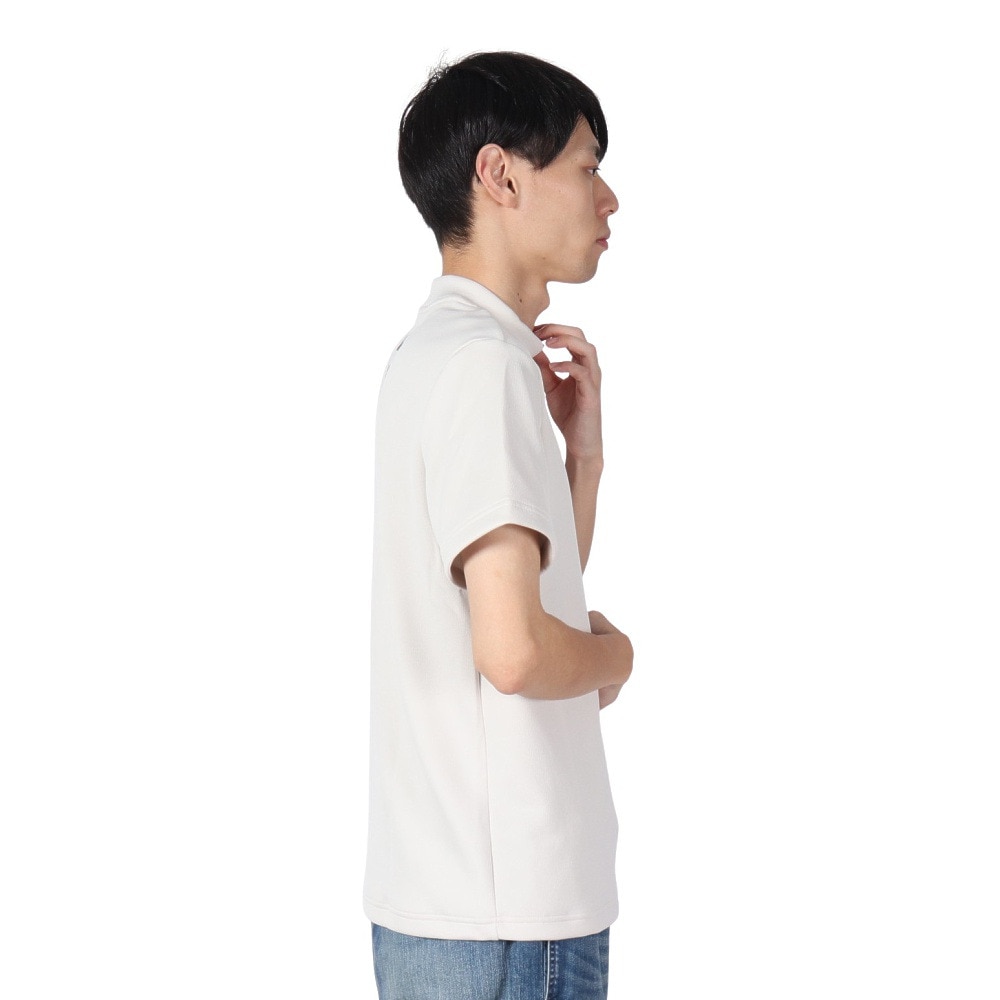 アディダス（adidas）（メンズ）ゴルフウェア コードカオス モックネック 半袖シャツKSL87-JJ0225 ALM