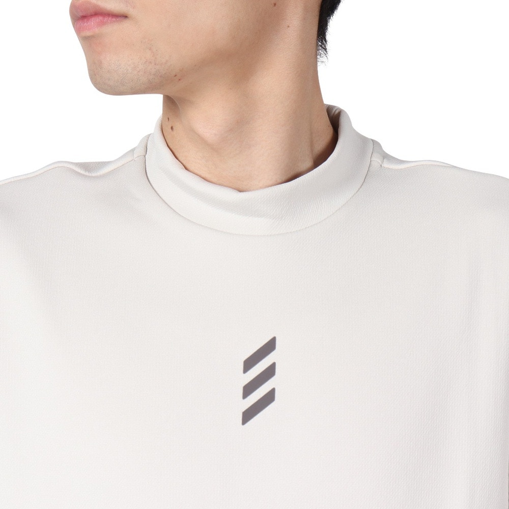 アディダス（adidas）（メンズ）ゴルフウェア コードカオス モックネック 半袖シャツKSL87-JJ0225 ALM