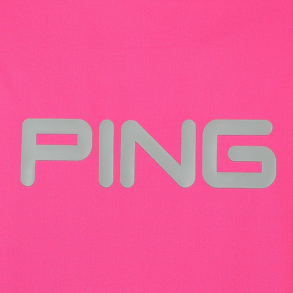 ピン（PING）（メンズ）ゴルフウェア 速乾 消臭 半袖 ハイネックシャツ 621-4267701-090