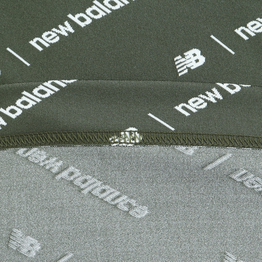 New Balance Golf 半袖モックネック プルオーバーシャツ カーキ ニューバランス（new balance）（メンズ）ゴルフウェア 半袖