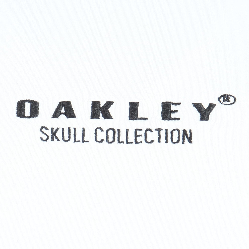 オークリー（OAKLEY）（メンズ）ゴルフウェア 吸汗速乾 SKULL END モック 半袖シャツ FOA406955-100