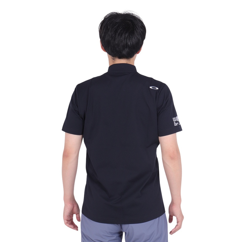 オークリー（OAKLEY）（メンズ）ゴルフウェア 吸汗速乾 ELI モック 半袖シャツ FOA406960-02E