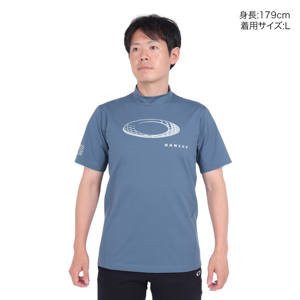 オークリー（OAKLEY）（メンズ）ゴルフウェア ELI モックネック 半袖シャツ FOA406960-66Y