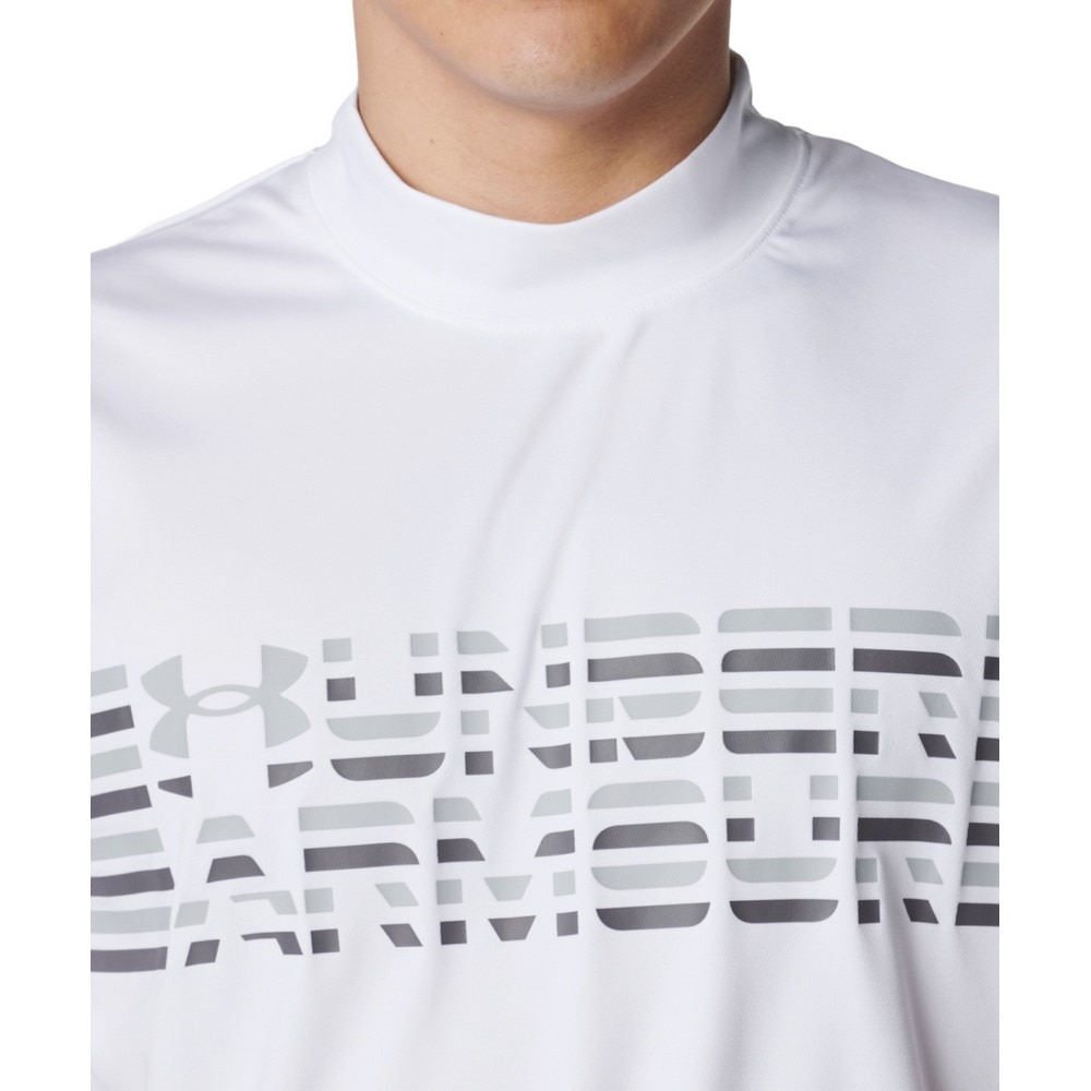 アンダーアーマー（UNDER ARMOUR）（メンズ）ゴルフウェア アーマードライ シェイディドロゴ 半袖 モックネックシャツ 6001251 100