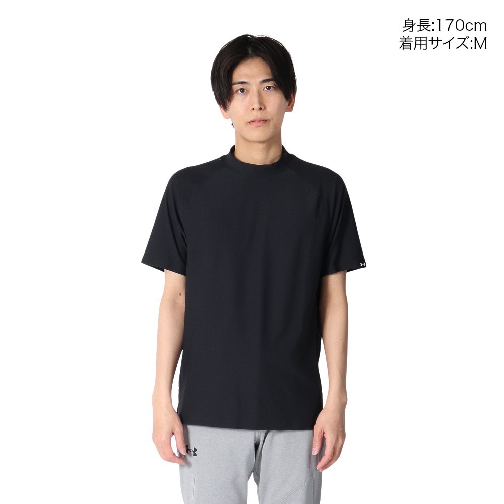 アンダーアーマー（UNDER ARMOUR）（メンズ）ゴルフウェア 半袖 Match play モックネック シャツ 6003634 001