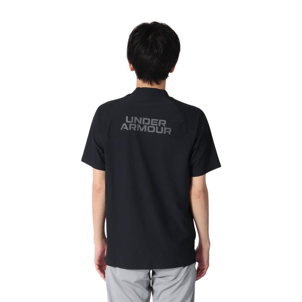 アンダーアーマー（UNDER ARMOUR）（メンズ）ゴルフウェア 半袖 Match play モックネック シャツ 6003634 001