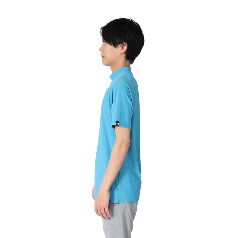 アンダーアーマー（UNDER ARMOUR）（メンズ）ゴルフウェア 半袖 Match play モックネック シャツ 6003634 452