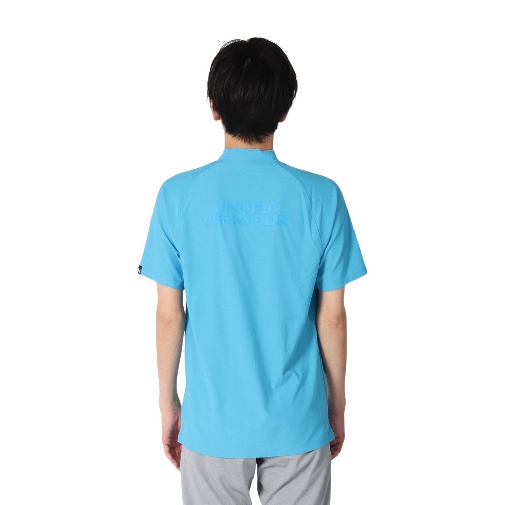 アンダーアーマー（UNDER ARMOUR）（メンズ）ゴルフウェア 半袖 Match play モックネック シャツ 6003634 452