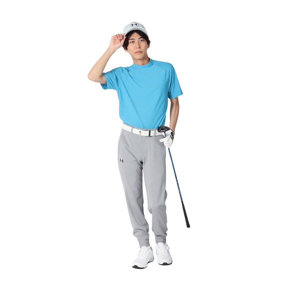 アンダーアーマー（UNDER ARMOUR）（メンズ）ゴルフウェア 半袖 Match play モックネック シャツ 6003634 452