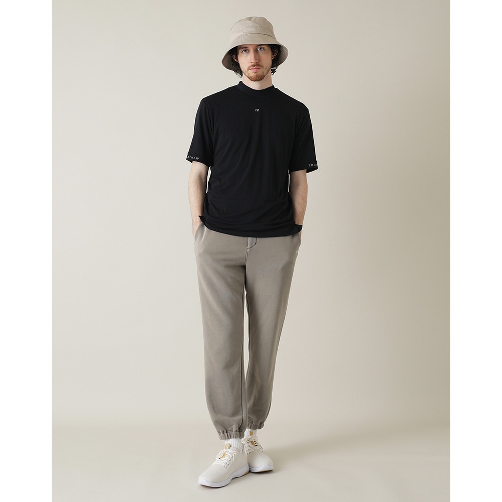 トラヴィスマシュー（Travis Mathew）（メンズ）ゴルフウェア 速乾 モックネック 半袖モックネックTシャツ 7AL014-0BLK