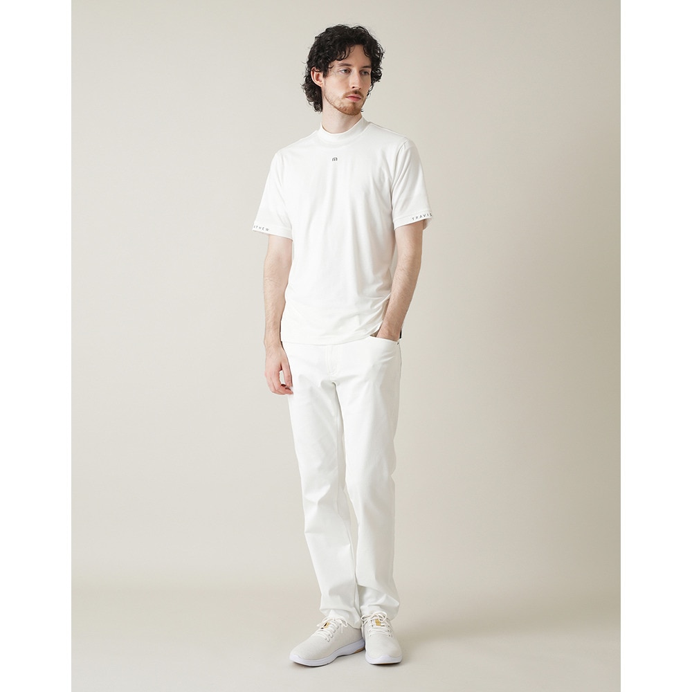 トラヴィスマシュー（Travis Mathew）（メンズ）ゴルフウェア 速乾 モックネック 半袖モックネックTシャツ 7AL014-1WHT