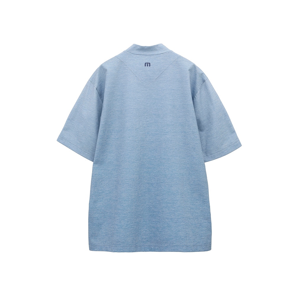 トラヴィスマシュー（Travis Mathew）（メンズ）ゴルフウェア 吸湿速乾 チェストプリント半袖モックネックシャツ 7AL016-C0438