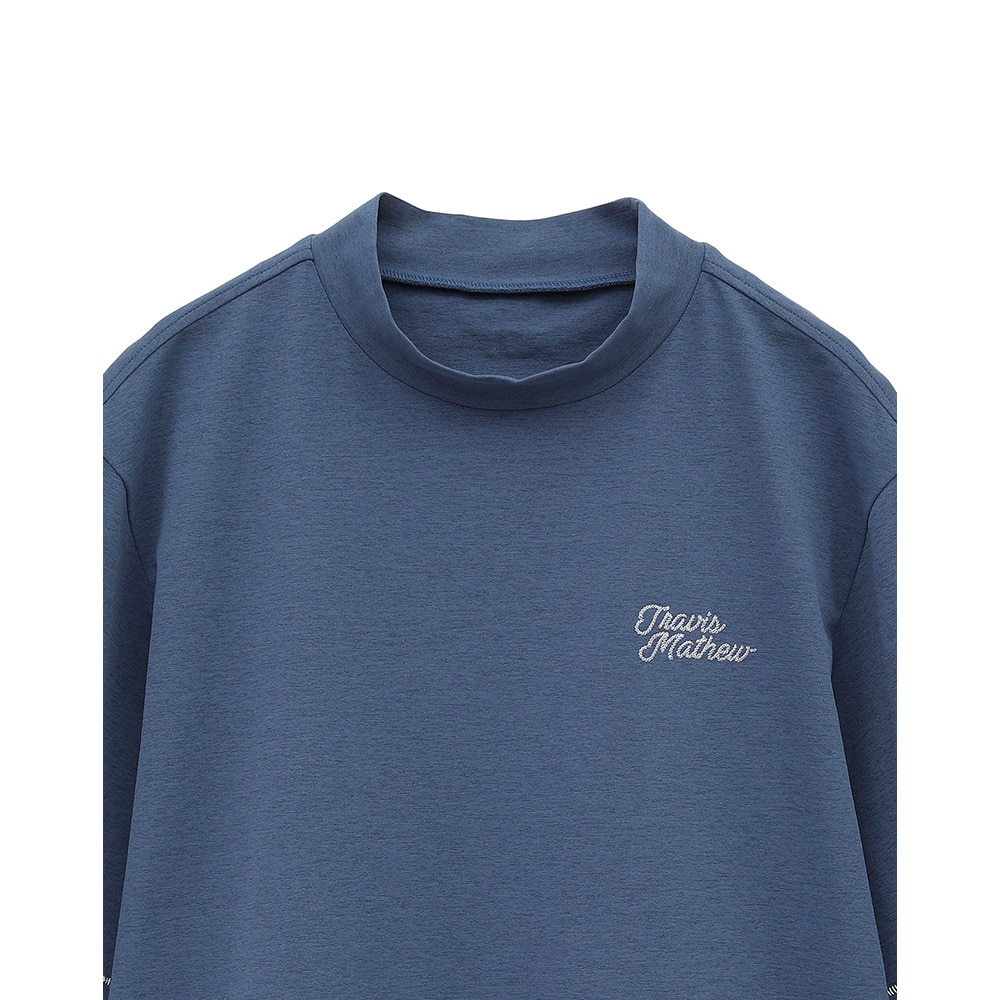 トラヴィスマシュー（Travis Mathew）（メンズ）ゴルフウェア 吸湿速乾 Stitch 半袖 レトロ モックネックシャツ 7AL024-4VIN