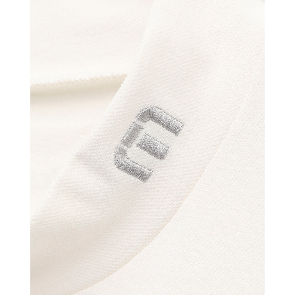 トラヴィスマシュー（Travis Mathew）（メンズ）ゴルフウェア 吸水速乾 Rubber プリント 半袖モックネックシャツ 7AL026-1WHT