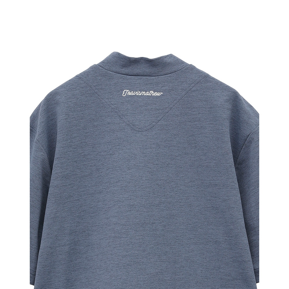 トラヴィスマシュー（Travis Mathew）（メンズ）ゴルフウェア 吸水速乾 Rubber プリント 半袖モックネックシャツ 7AL026-4VIN
