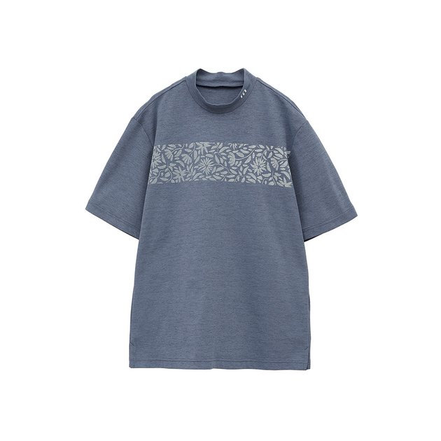 トラヴィスマシュー Travis Mathew メンズ ゴルフウェア 吸水速乾 Rubber プリント 半袖モックネックシャツ 7AL026-4VIN ゴルフ用品はヴィクトリアゴルフ