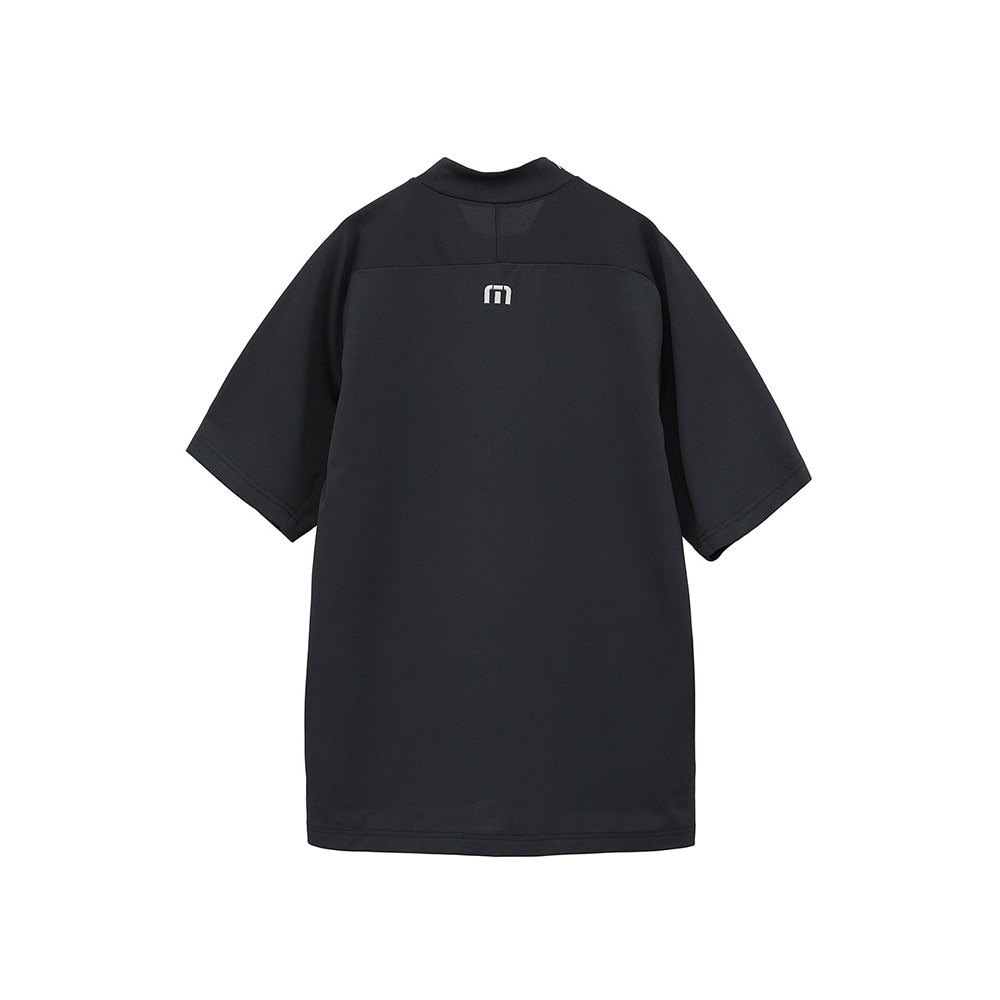 トラヴィスマシュー（Travis Mathew）（メンズ）ゴルフウェア 半袖 Tour Logo モックネックシャツ 7AL038-0BLK