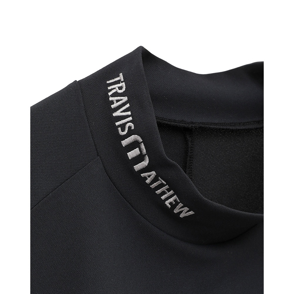 トラヴィスマシュー（Travis Mathew）（メンズ）ゴルフウェア 半袖 Tour Logo モックネックシャツ 7AL038-0BLK