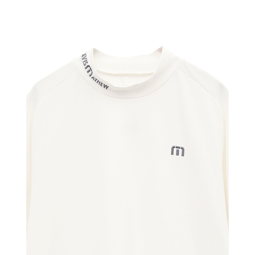 トラヴィスマシュー（Travis Mathew）（メンズ）ゴルフウェア 半袖 Tour Logo モックネックシャツ 7AL038-1WHT