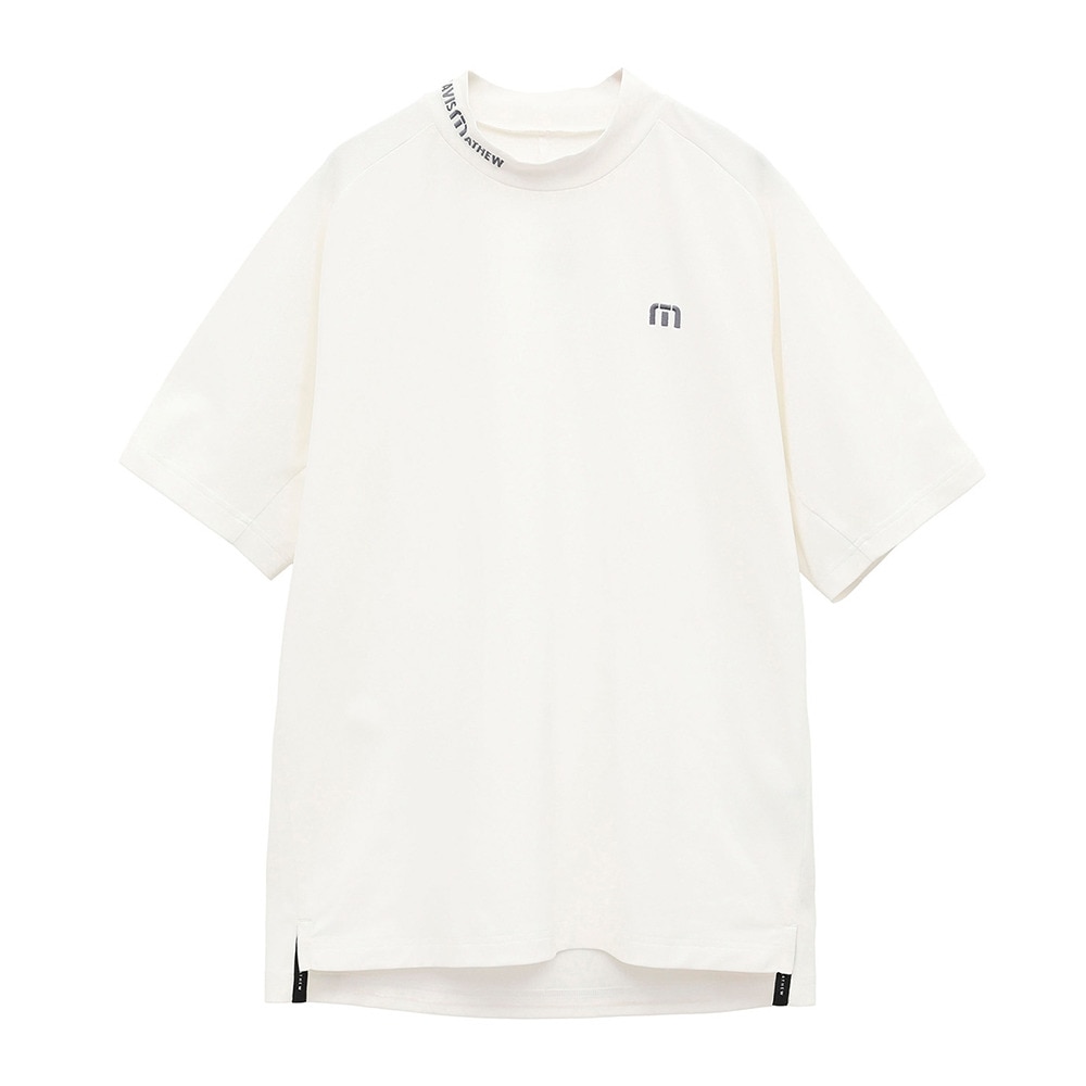 トラヴィスマシュー（Travis Mathew）（メンズ）ゴルフウェア 半袖 Tour Logo モックネックシャツ 7AL038-1WHT