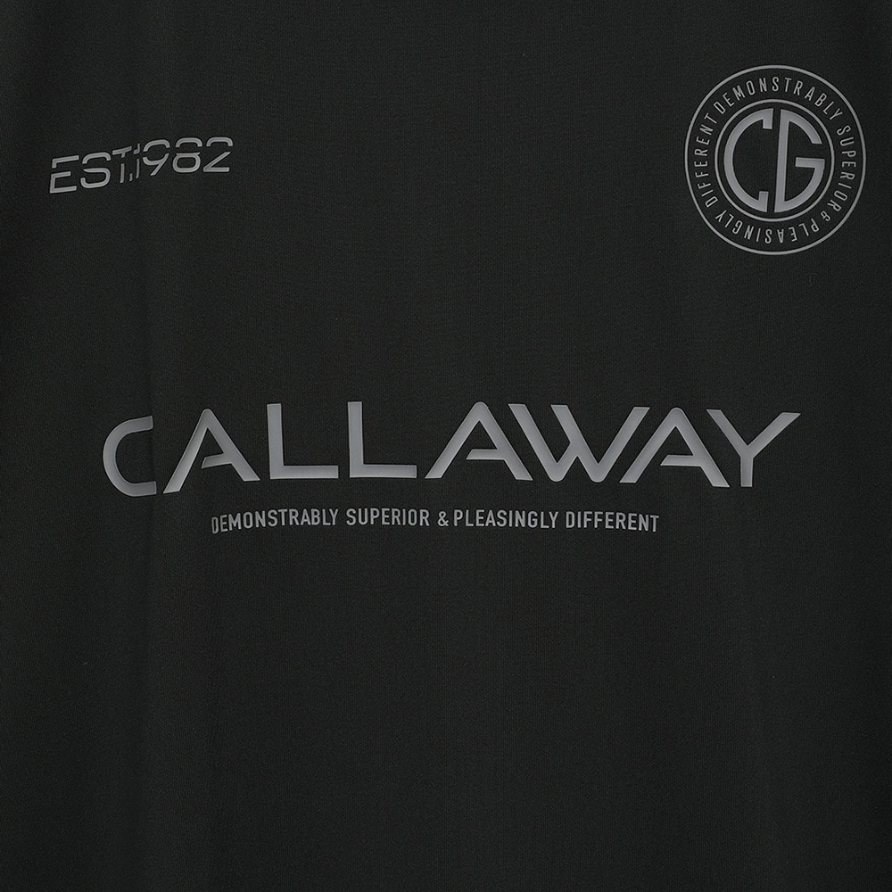 キャロウェイ（CALLAWAY）（メンズ）ゴルフウェア 半袖 ストレッチスムース モックネックシャツ C25134105-1010