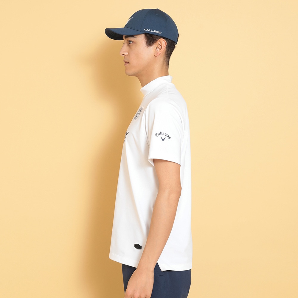 キャロウェイ（CALLAWAY）（メンズ）ゴルフウェア 半袖 ストレッチスムース モックネックシャツ C25134105-1030