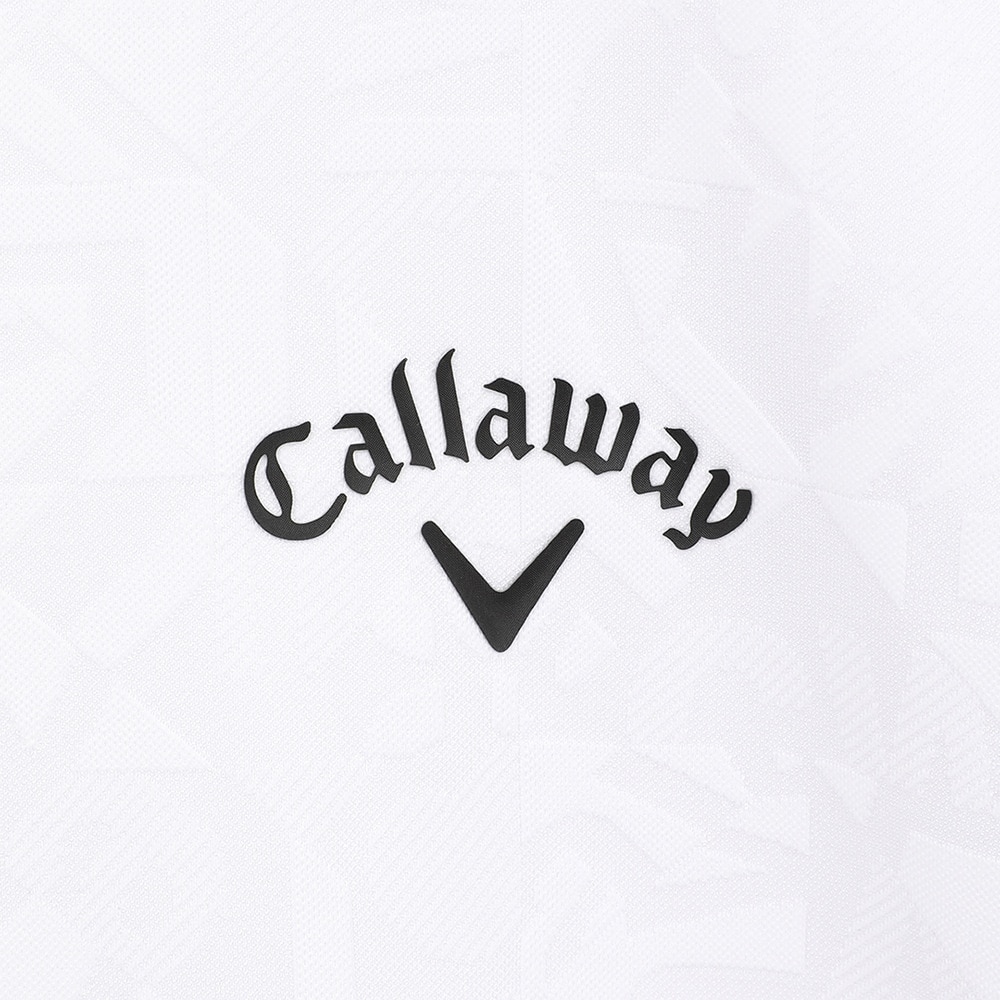 キャロウェイ（CALLAWAY）（メンズ）ゴルフウェア 半袖 幾何学ロゴジャカード モックネックシャツ C25134106-1030