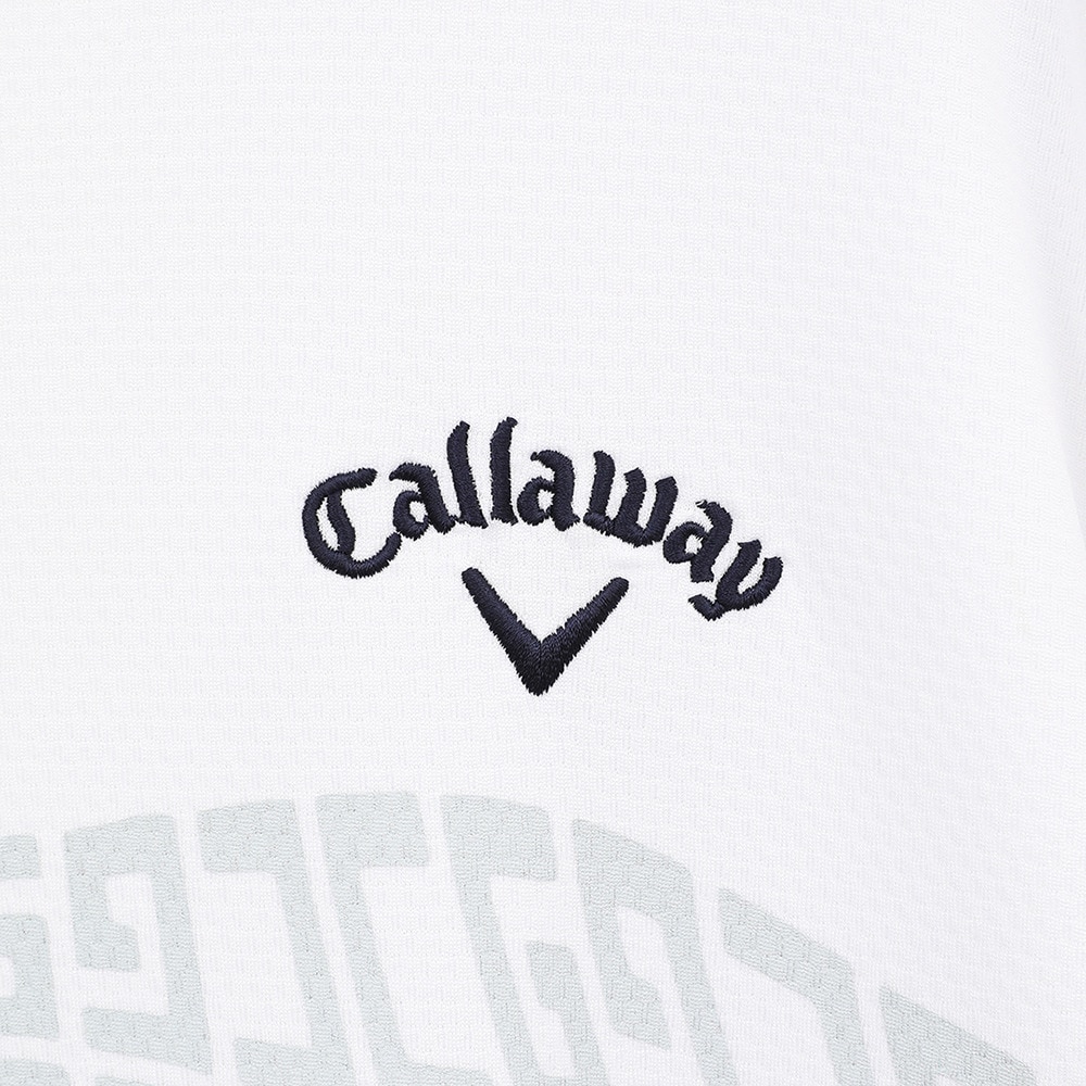 キャロウェイ（CALLAWAY）（メンズ）ゴルフウェア 接触冷感 -3℃裏クール 半袖 モックネックシャツ C25134121-1030