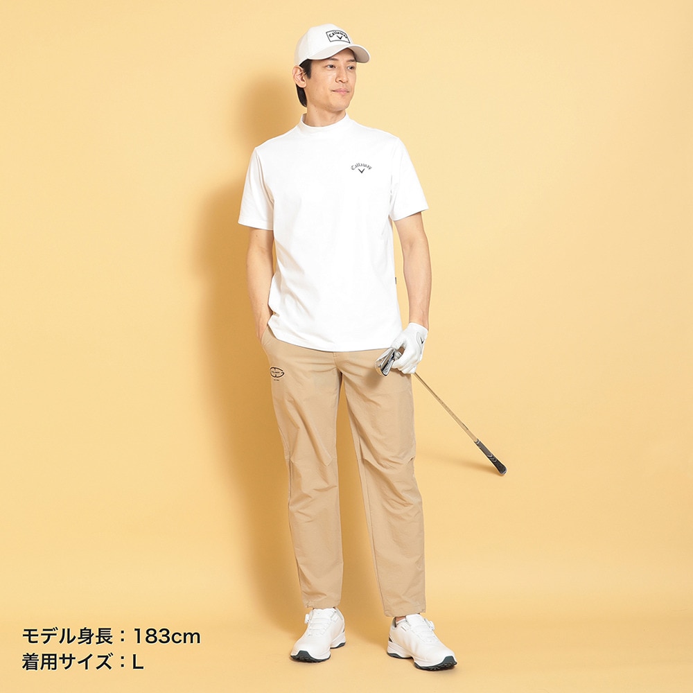 キャロウェイ（CALLAWAY）（メンズ）ゴルフウェア 接触冷感 -3℃裏クール 半袖 モックネックシャツ C25134122-1030