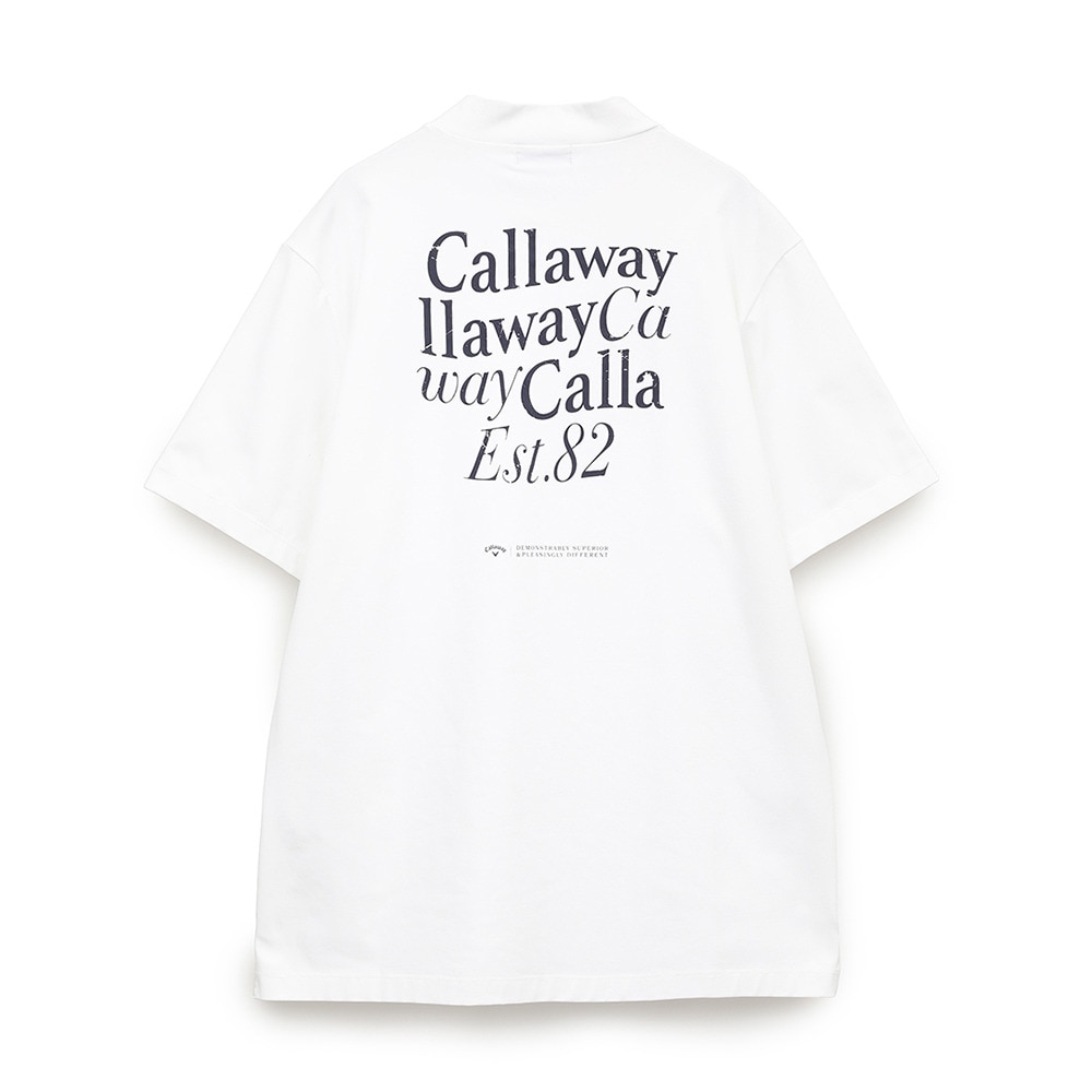 キャロウェイ（CALLAWAY）（メンズ）ゴルフウェア 接触冷感 -3℃裏クール 半袖 モックネックシャツ C25134122-1030